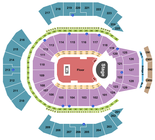 Chase Center Seating Chart: Kacey Musgraves