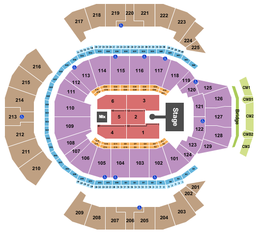 Chase Center Seating Chart: Kali Uchis
