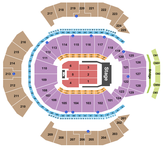 Chase Center Seating Chart: Kelly Chen