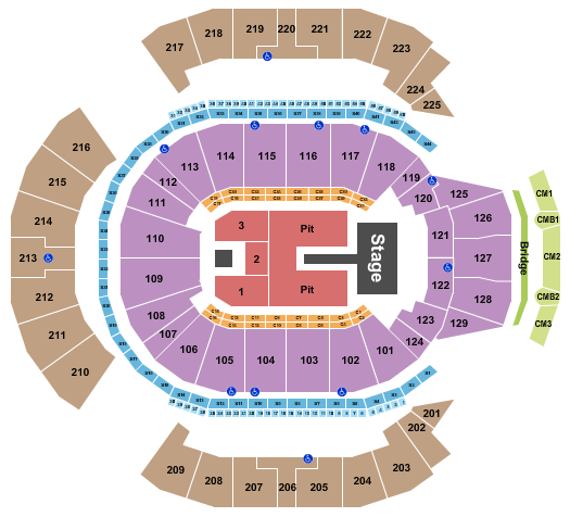 Chase Center Seating Chart: Laufey