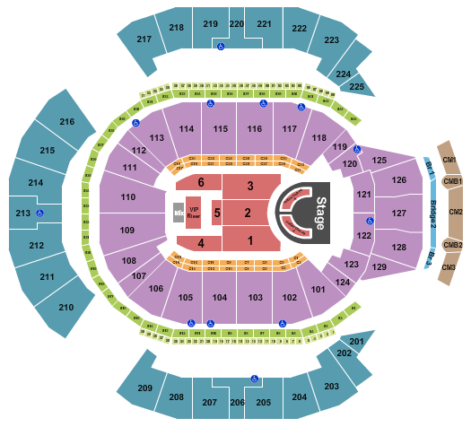 Chase Center Seating Chart: Megan Thee Stallion