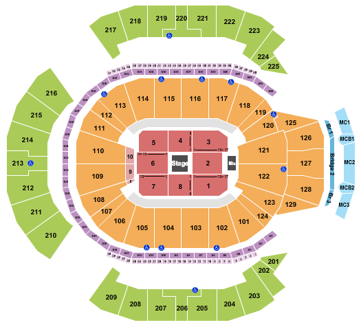 Chase Center Seating Chart: Shane Gillis