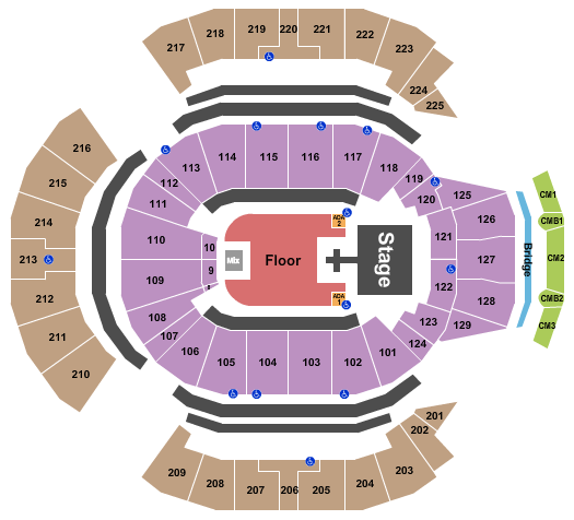 Chase Center Seating Chart: Suicideboys