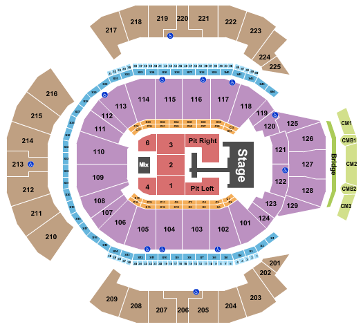 Chase Center Seating Chart: Teddy Swims