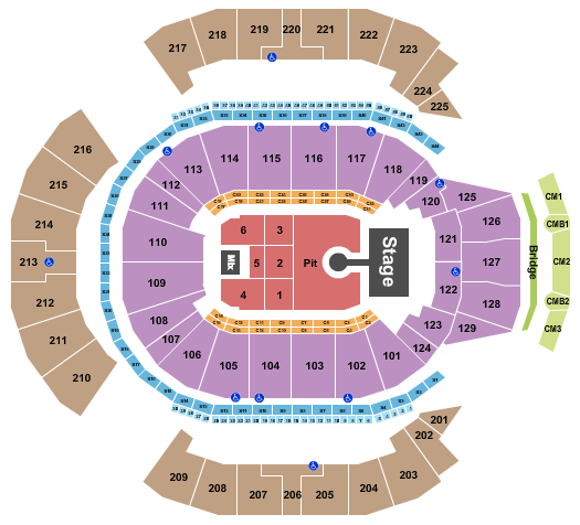 Chase Center Seating Chart: Weezer
