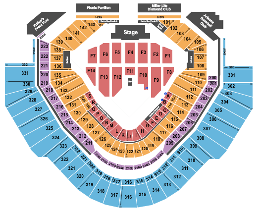 Chase Field Seating Chart