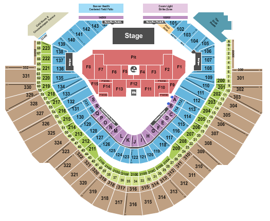 Chase Field Seating Chart: Slipknot