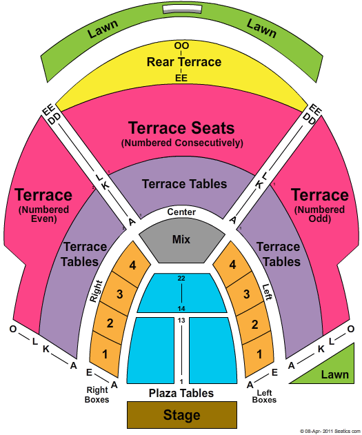 Chastain Park Concert Seating Chart