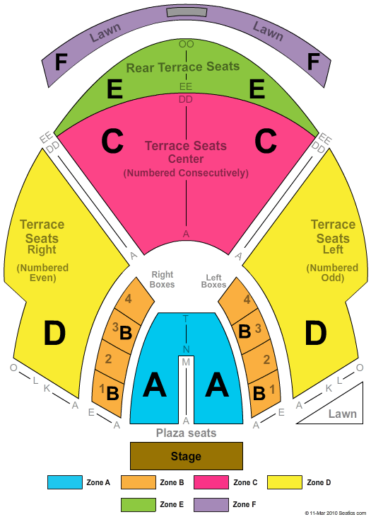 Piedmont Park Concert Seating Chart