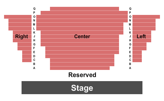 Chattanooga Theatre Centre Seating Chart: Endstage