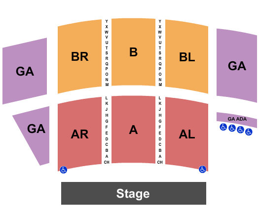 Chautauqua Auditorium Seating Chart: Endstage 2