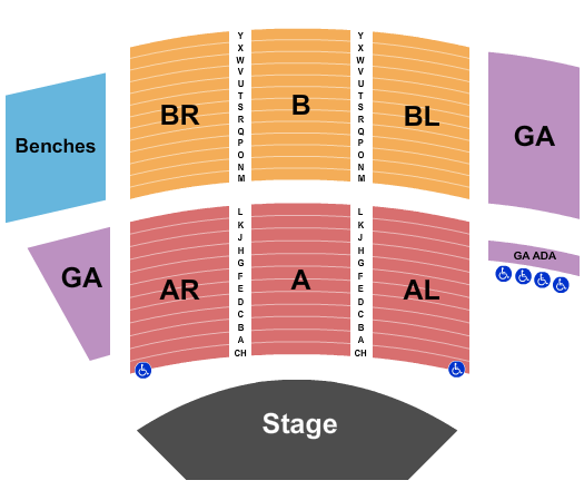 Chautauqua Auditorium Seating Chart: Endstage 3