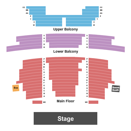 Cheboygan Opera House Seating Chart: Endstage