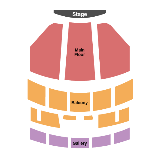 Chenery Auditorium Seating Chart: End Stage