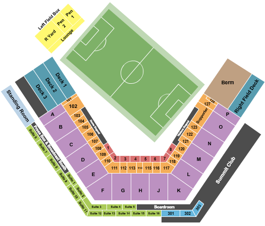 Cheney Stadium Map