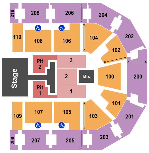 Chesapeake Employers' Insurance Arena Seating Chart: Phil Wickham