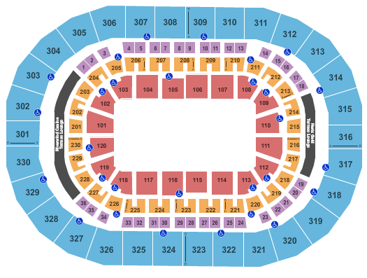 Disney On Ice Tickets | Seating Chart | Paycom Center | Open Floor