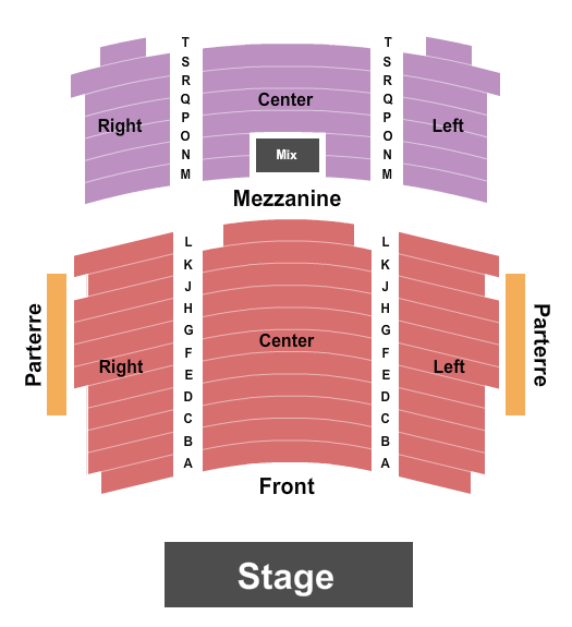Chesapeake Theater At Harford Community College Seating Chart: Endstage