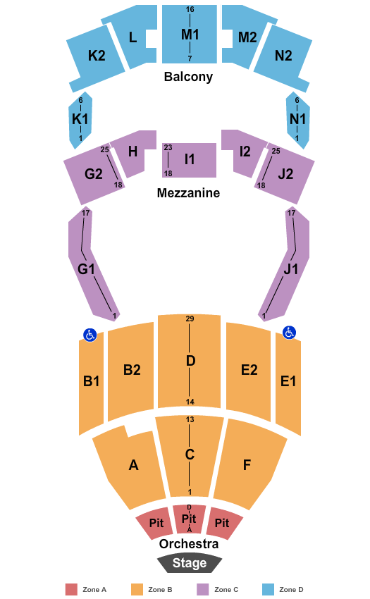 Chester Fritz Auditorium Map