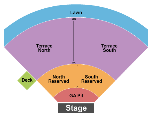 Chesterfield Amphitheater Seating Chart: Endstage GA Pit w/Deck