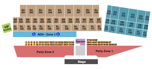 Cheyenne Frontier Days Seating Chart: Concert 5