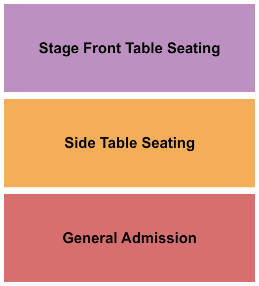 Chickie Wah Wah Seating Chart: Endstage Tables 2