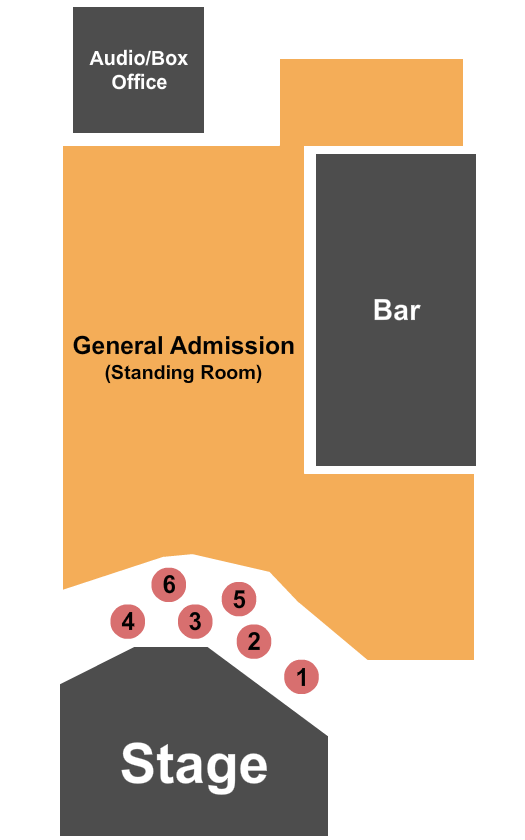 Chickie Wah Wah Seating Chart: Endstage Tables