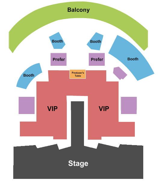 Chippendales Theatre at Rio Las Vegas Seating Chart