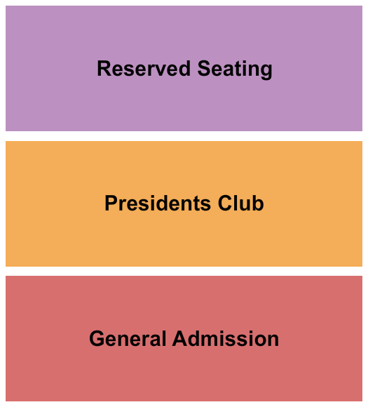 Chippewa Valley Regional Airport Seating Chart: Club/Reserved/GA