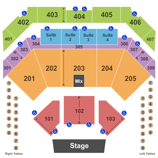 Choctaw Casino & Resort Seating Chart