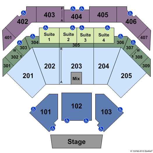 Choctaw Grand Theater Seating Chart