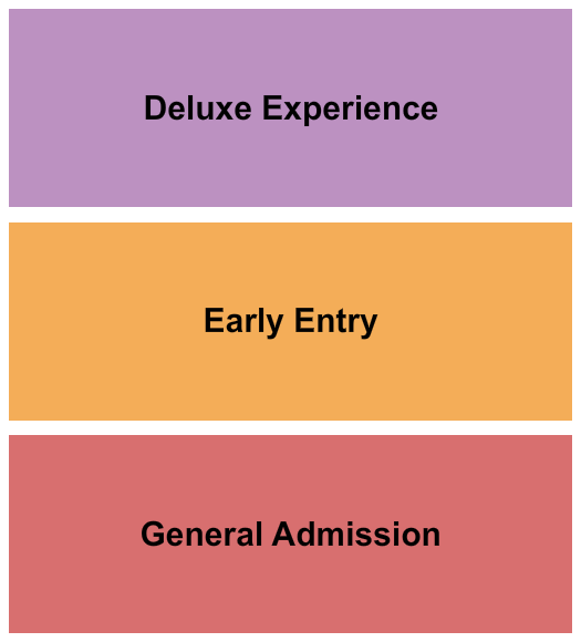 Christ Chapel At Cornerstone University Seating Chart: Deluxe/GA/Early Entry