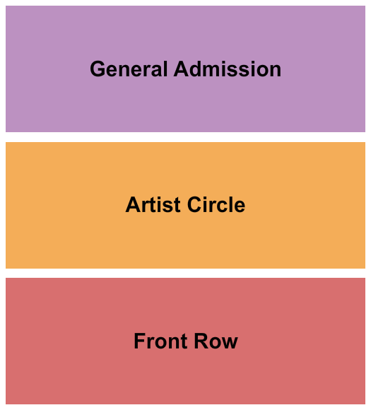 Christ Temple Church - Huntington Seating Chart: GA/Artist Circle/Front Row