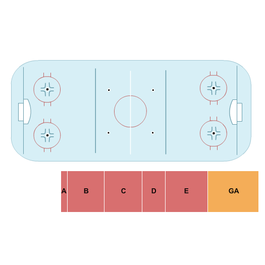 Chuck Homan Ice Rink At Avis Alaska Sports Complex Seating Chart: Hockey