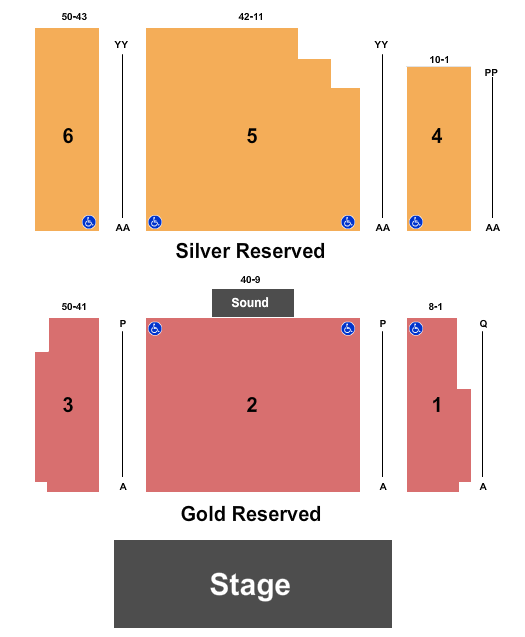 Chukchansi Gold Resort And Casino Seating Chart: Endstage Outdoor Pavilion 2
