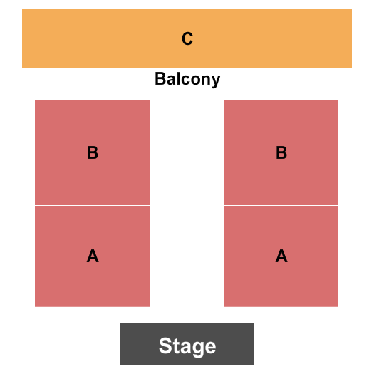 Church of the Heavenly Rest Seating Chart: Zone A/B/C