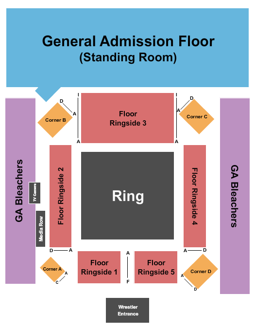 Cicero Stadium - IL Seating Chart: Wrestling