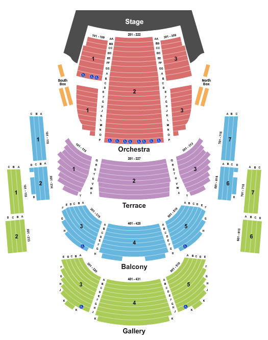 Memorial Hall Otr Seating Chart