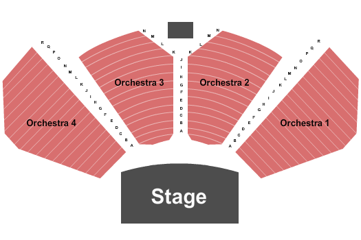 Circle Square Cultural Center Seating Chart: End Stage