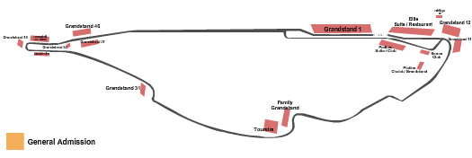 Circuit Gilles - Villeneuve Map
