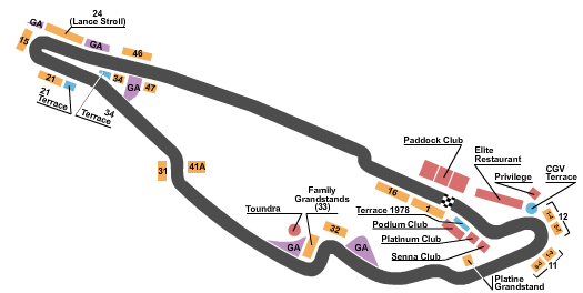 Circuit Gilles Villeneuve Seating Chart: Racing 2