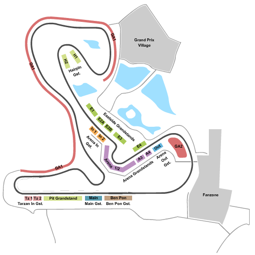 Circuit Zandvoort Seating Chart: Racing