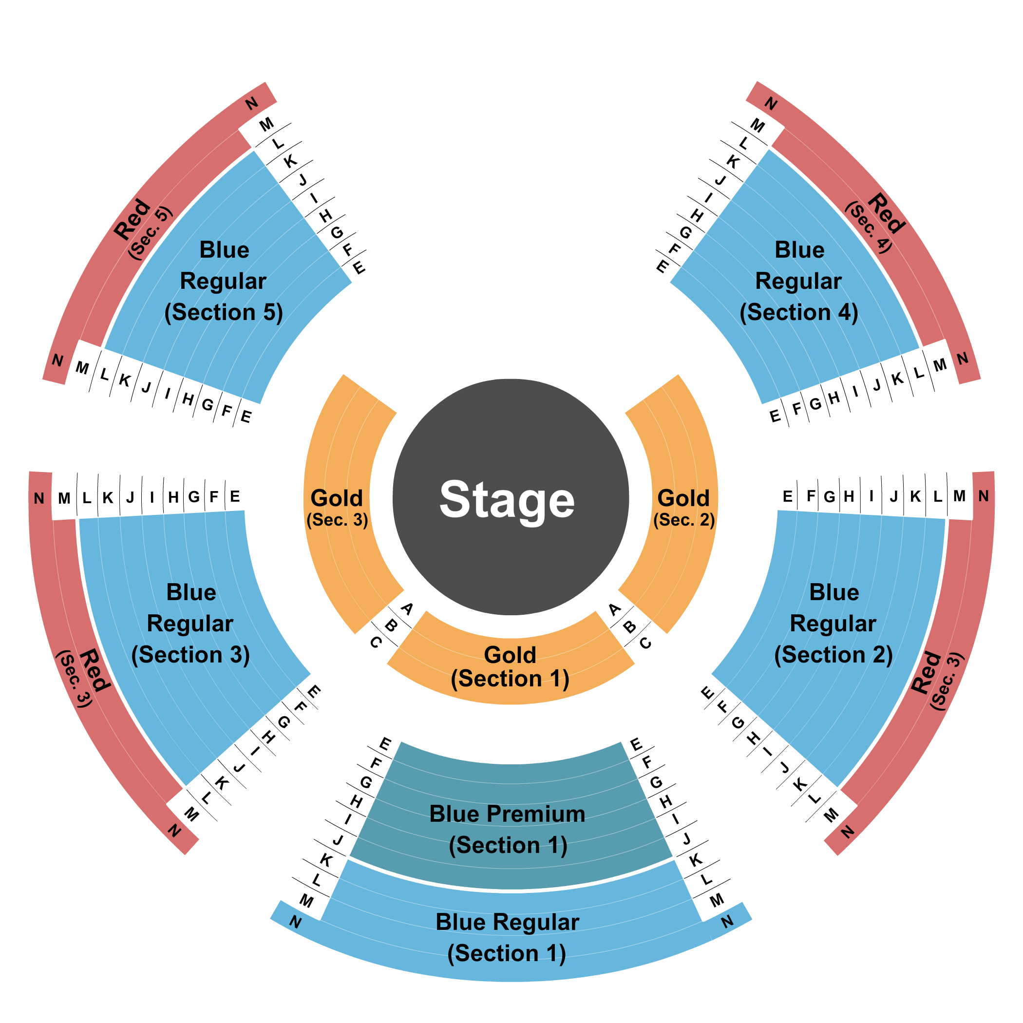 North Texas Fair and Rodeo Seating Chart: Cirque Italia