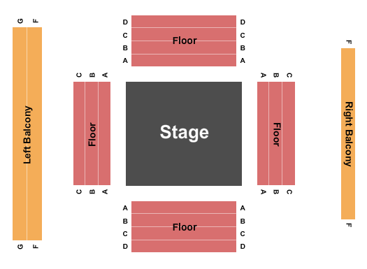 Citadel Theatre - The Rice Seating Chart: Centerstage