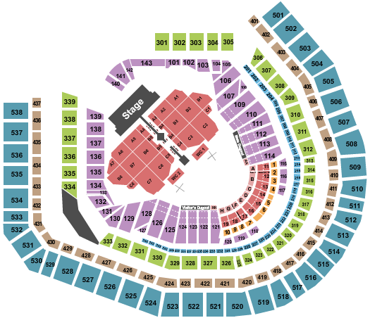 Citi Field Seating Chart: Fuerza Regida