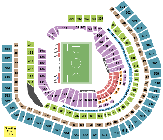 Citi Field Seating Chart: Soccer