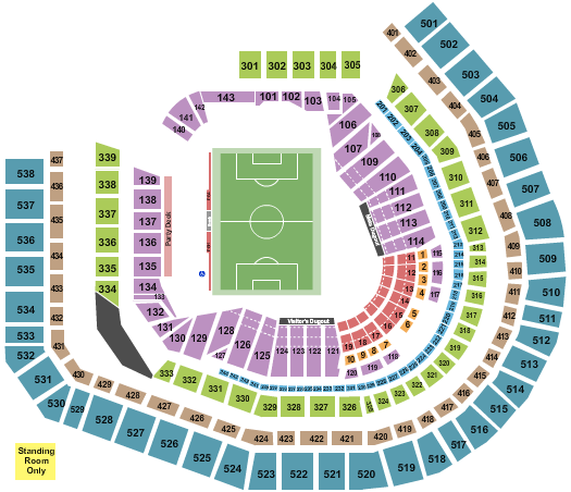 Citi Field Seating Chart: Soccer