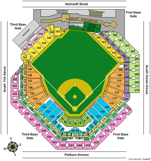 Citizens Bank Park Seating Chart