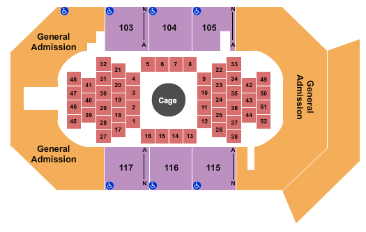 Toyota Arena - Ontario Map