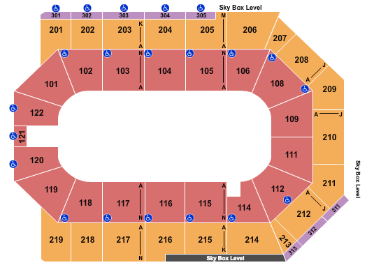 Toyota Arena Seating Chart